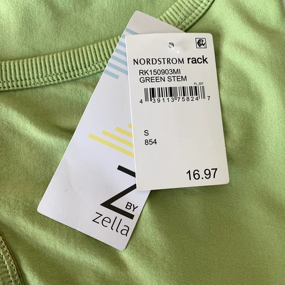 NWT ZELLA Tank Top in Lime Green Size Small - Picture 5 of 6